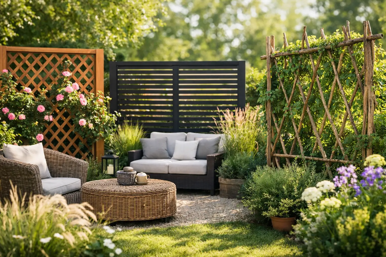 Garden Privacy Trellis Ideas for a Cozier Yard