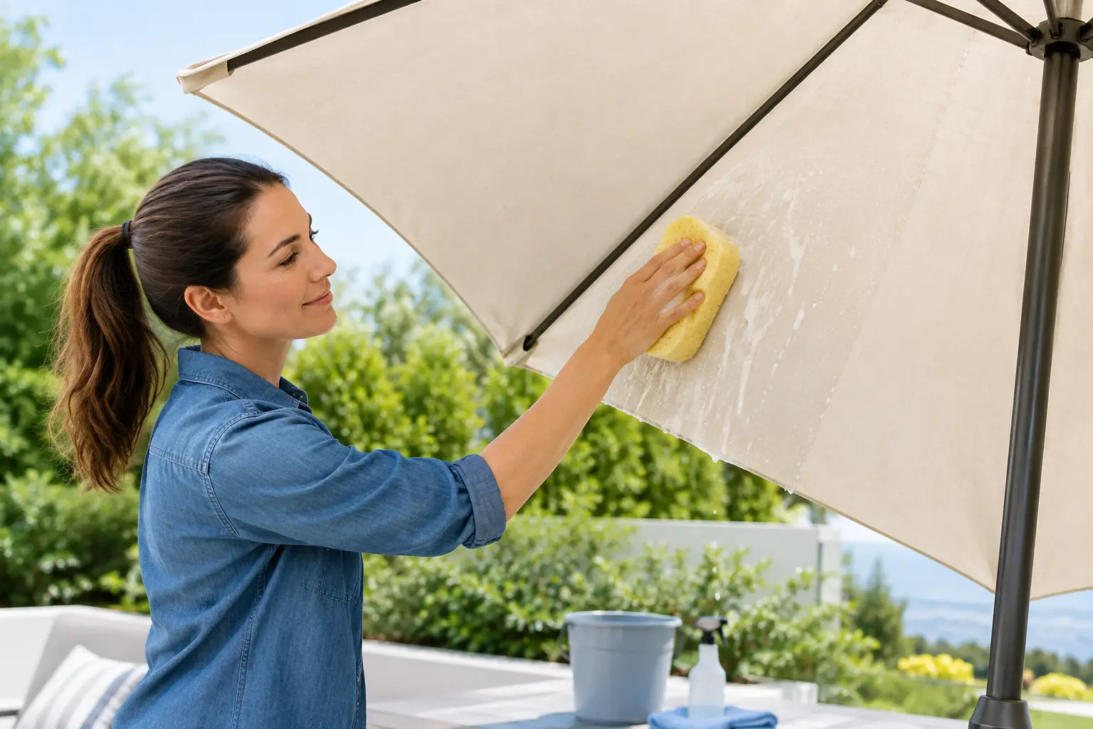 How to Clean Outdoor Umbrellas Without Damage