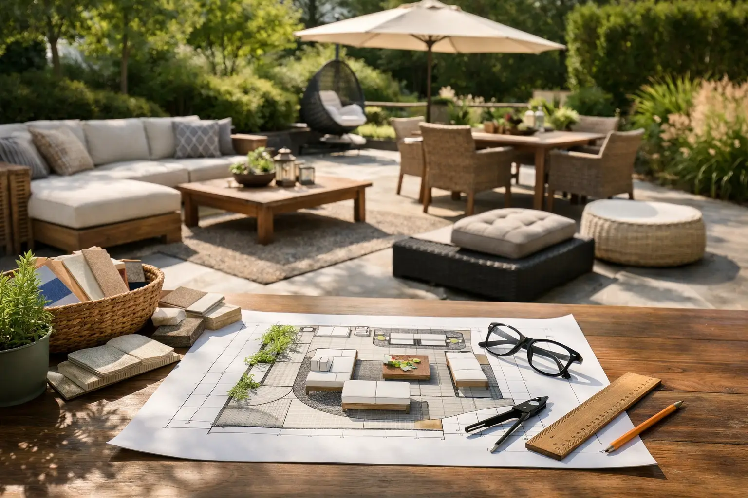 Outdoor Furniture Layout Planning Guide for Patios
