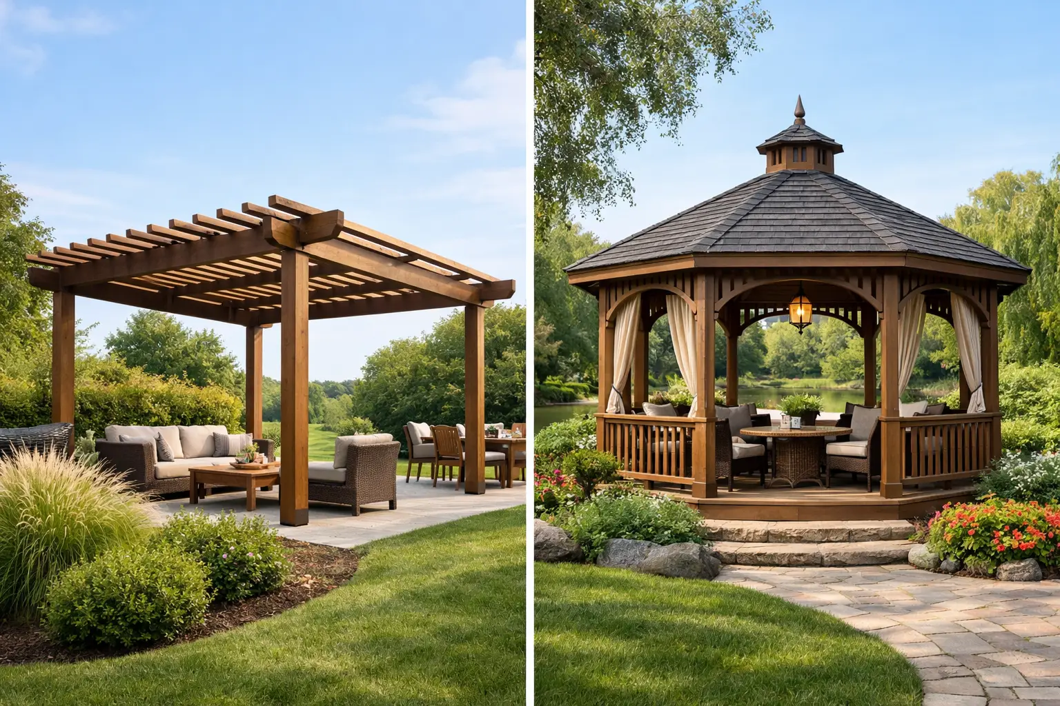Pergola Versus Gazebo Structures for Your Yard