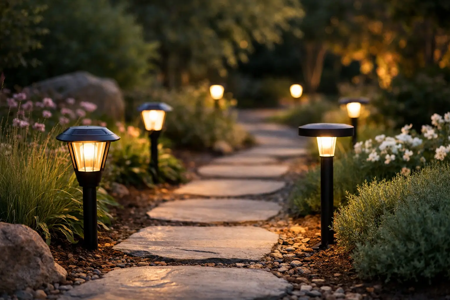 Solar Lights for Garden Path That Feel Welcoming