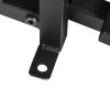 Outdoor Vintage Black Metal Arch 6-ft Garden Bridge with Side-Rails