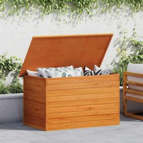 Storage Box Brown Fir wood, plywood, waterproof roof